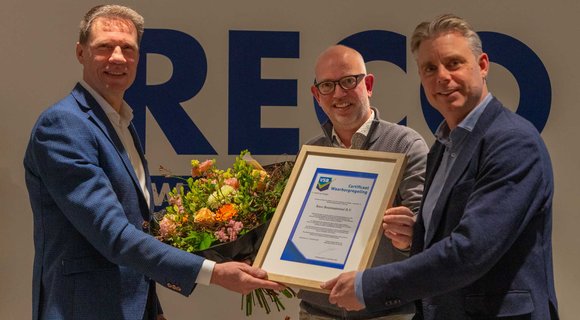 RECO gecertificeerd door VSB
