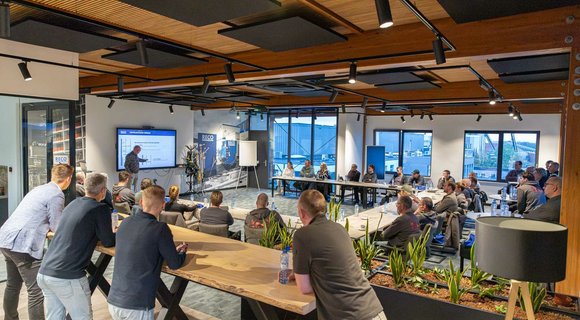 Van Berkel Aannemers volgt training over werken op hoogte en steigers bij RECO Academy